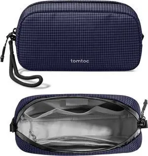 tomtoc Electronics Organizer Travel Case Performance, Water Resistant Bag Cable Tech Pouch Accessories, Carry Storage for Cord, Phone, Cables, Airpods, USB Flash Drive, Daily Items tomtoc Electronics Organizer Travel Case Performance, Water Resistant Bag Cable Tech Pouch Accessories, Carry Storage for Cord, Phone, Cables, Airpods, USB Flash Drive, Daily Items