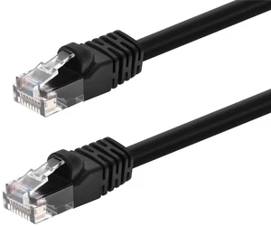 Monoprice Cat6 Ethernet Patch Cable - Network Internet Cord - RJ45, Stranded, 550Mhz, UTP, Pure Bare Copper Wire, 24AWG, 100ft, Black Monoprice Cat6 Ethernet Patch Cable - Network Internet Cord - RJ45, Stranded, 550Mhz, UTP, Pure Bare Copper Wire, 24AWG, 100ft, Black