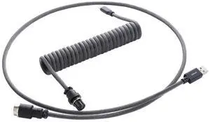 CableMod Pro Coiled Keyboard Cable (Carbon Grey, USB A to USB Type C, 150cm) CableMod Pro Coiled Keyboard Cable (Carbon Grey, USB A to USB Type C, 150cm)