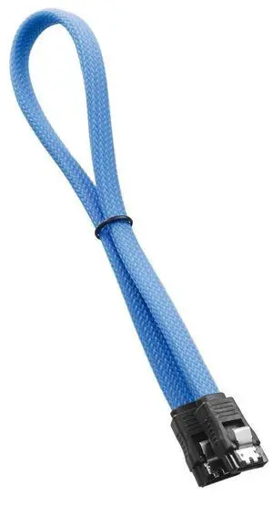 CableMod ModMesh SATA 3 Cable 60cm - Light Blue CableMod ModMesh SATA 3 Cable 60cm - Light Blue