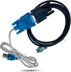 OREI USB to RS-232 3-pin Phoenix Serial Cable for Serial Control | USB to DB9 & DB9 to RS-232 Combo | Compatible with Windows and Mac | 7 feet Long (USB-to-RS-232) OREI USB to RS-232 3-pin Phoenix Serial Cable for Serial Control | USB to DB9 & DB9 to RS-232 Combo | Compatible with Windows and Mac | 7 feet Long (USB-to-RS-232)