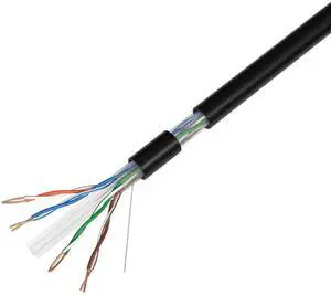 Cables Direct Online CAT6 1000ft Outdoor 23 AWG 550MHz Ethernet Cable UTP Copper Clad Aluminum Bulk Wire Solid Direct Burial UV Cables Direct Online CAT6 1000ft Outdoor 23 AWG 550MHz Ethernet Cable UTP Copper Clad Aluminum Bulk Wire Solid Direct Burial UV