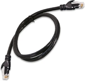 Cat6 RJ45 Ethernet Patch Cables, 25FT Black, Lifetime Performance Warranty Cat6 RJ45 Ethernet Patch Cables, 25FT Black, Lifetime Performance Warranty