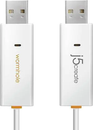 USB to USB High Speed Transfer Cable W/Keyboard & Mouse Sharing Between Two Comp USB to USB High Speed Transfer Cable W/Keyboard & Mouse Sharing Between Two Comp