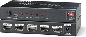 Kanex Pro SP-HD1X44K 4K HDMI 4-Port Splitter Black Kanex Pro SP-HD1X44K 4K HDMI 4-Port Splitter Black