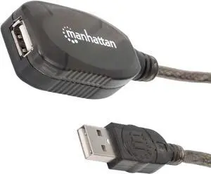 Manhattan USB Type A (Male) - USB Type A (Female) Cable 10 M (151573) Manhattan USB Type A (Male) - USB Type A (Female) Cable 10 M (151573)