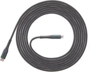Ventev ChargeSync Alloy USB-C to Lightning Cable 10ft Steel Ventev ChargeSync Alloy USB-C to Lightning Cable 10ft Steel