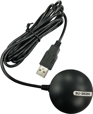 GlobalSat BU-353N USB GPS Receiver, Black GlobalSat BU-353N USB GPS Receiver, Black