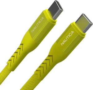 Nautica C30 Type-C to Type-C 65W Fast Charge and Data Cable 1.2M Yellow Nautica C30 Type-C to Type-C 65W Fast Charge and Data Cable 1.2M Yellow