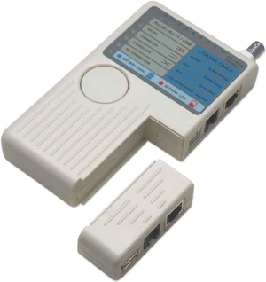 Manhattan 4-in-1 Cable Tester RJ-11, RJ-45, USB and BNC (351911) Manhattan 4-in-1 Cable Tester RJ-11, RJ-45, USB and BNC (351911)