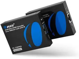 OREI HDMI Extender Over Cat6 230ft - 4K@30Hz, One-Way IR, HDCP 1.4, HDR | HDMI over Ethernet, HDMI Extender 4K Loop-out, EDID management, PoC, Deep Color, LPCM 7.1, Dolby TrueHD, DTS-HD OREI HDMI Extender Over Cat6 230ft - 4K@30Hz, One-Way IR, HDCP 1.4, HDR | HDMI over Ethernet, HDMI Extender 4K Loop-out, EDID management, PoC, Deep Color, LPCM 7.1, Dolby TrueHD, DTS-HD