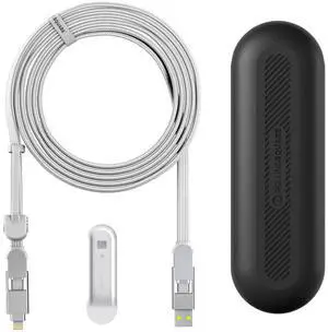 Rolling Square inCharge XL 6-in-1 Multi Charging Cable, Portable USB and USB-C Cable with 100W Ultra-Fast Charging Power, 10 Ft/3m, Glacier White Rolling Square inCharge XL 6-in-1 Multi Charging Cable, Portable USB and USB-C Cable with 100W Ultra-Fast Charging Power, 10 Ft/3m, Glacier White