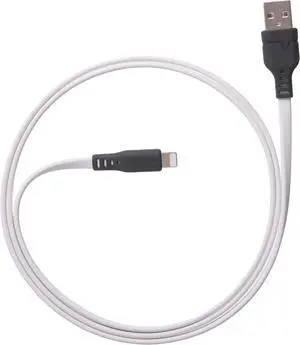 Ventev ChargeSync Flat Lightning Cable 6ft White Ventev ChargeSync Flat Lightning Cable 6ft White