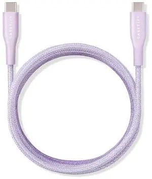 CASETiFY Powerthru USB-C to USB-C Cable (2m/6.6ft) - Lavender CASETiFY Powerthru USB-C to USB-C Cable (2m/6.6ft) - Lavender