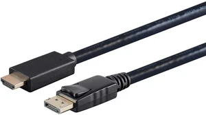 Monoprice DisplayPort 1.1 to HDTV Cable - 6 Feet - Black Monoprice DisplayPort 1.1 to HDTV Cable - 6 Feet - Black