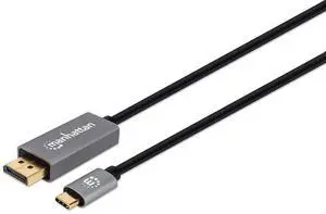 Manhattan 354844 8K@60Hz USB-C to DisplayPort Adapter Cable 1.4 2m Manhattan 354844 8K@60Hz USB-C to DisplayPort Adapter Cable 1.4 2m