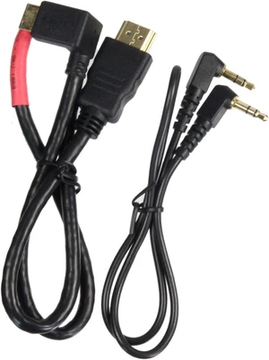 ALZO DSLR Video HDMI Right Angle 2 Short Cord Cable Kit Red for Canon- incl. Canon 60D & Sony A580 - for Connecting LCD Monitor & Microphone Mixer ALZO DSLR Video HDMI Right Angle 2 Short Cord Cable Kit Red for Canon- incl. Canon 60D & Sony A580 - for Connecting LCD Monitor & Microphone Mixer