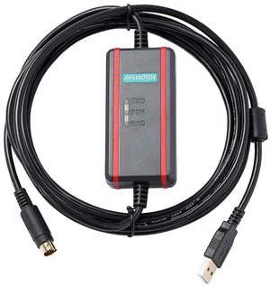 AMSAMOTION USB-SC09-FX for Mitsubishi FX1N FX2N FX1S FX3U Series PLC Programming Cable Data Download Cable (FTDI Isolated Type) AMSAMOTION USB-SC09-FX for Mitsubishi FX1N FX2N FX1S FX3U Series PLC Programming Cable Data Download Cable (FTDI Isolated Type)