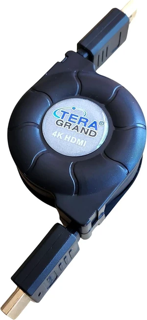 Tera Grand RETH-WH343 Premium High Speed HDMI Retractable Cable, 4.25-Feet Tera Grand RETH-WH343 Premium High Speed HDMI Retractable Cable, 4.25-Feet