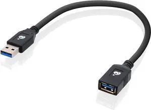 IOGEAR G2LU3AMF USB 3.0 Extension Cable Male to Female 12" IOGEAR G2LU3AMF USB 3.0 Extension Cable Male to Female 12"