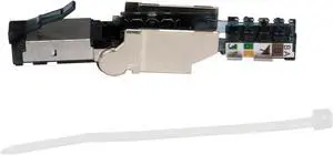 Platinum Tools Shielded CAT6A Flex Connector 1/Bag Accessory Box (106230) Platinum Tools Shielded CAT6A Flex Connector 1/Bag Accessory Box (106230)