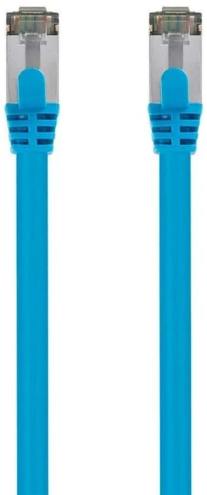 Monoprice Cat8 26AWG S/FTP Ethernet Network Cable - 7 Feet - Blue, 2GHz, 40Gbps, 3dB Headroom, Pure Bare Copper, PVC - Entegrade Series Monoprice Cat8 26AWG S/FTP Ethernet Network Cable - 7 Feet - Blue, 2GHz, 40Gbps, 3dB Headroom, Pure Bare Copper, PVC - Entegrade Series