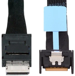 PCI-E 5.0 Mini Cool Edge IO MCIO PCI-E 4i 38Pin Male to SFF-8611 Oculink 4X Extender Cable for eGPU SSD External Graphics Card 50cm PCI-E 5.0 Mini Cool Edge IO MCIO PCI-E 4i 38Pin Male to SFF-8611 Oculink 4X Extender Cable for eGPU SSD External Graphics Card 50cm