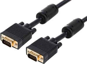 Monoprice 6ft SVGA Super VGA M/M Monitor Cable with Ferrites (Gold Plated) Monoprice 6ft SVGA Super VGA M/M Monitor Cable with Ferrites (Gold Plated)