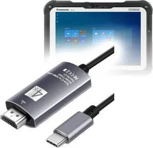 BoxWave Cable Compatible with Panasonic Toughbook G2 - SmartDisplay Cable - USB Type-C to HDMI (6 ft), USB C/HDMI Cable - Jet Black BoxWave Cable Compatible with Panasonic Toughbook G2 - SmartDisplay Cable - USB Type-C to HDMI (6 ft), USB C/HDMI Cable - Jet Black