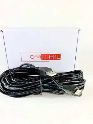 OMNIHIL 30 Feet Long High Speed USB 2.0 Cable Compatible with Dymo MimioTeach ICD02-01 OMNIHIL 30 Feet Long High Speed USB 2.0 Cable Compatible with Dymo MimioTeach ICD02-01