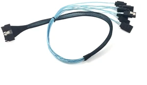 Micro SATA Cables | Efficient Data Transfer with The MCIO 74 Pin to 8 x SATA 7 Pin Cable Micro SATA Cables | Efficient Data Transfer with The MCIO 74 Pin to 8 x SATA 7 Pin Cable