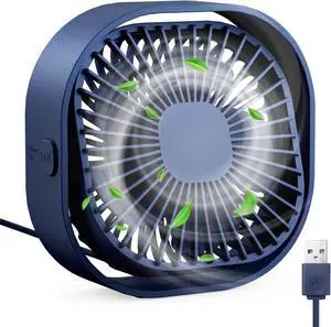 RJVW 4 Inch Small USB Desk Fan, 3-Speed Portable & 360°Rotatable Mini Cooling Fan, USB-Powered Desktop Fan for Home Office Bedroom Dorm Indoor Outdoor Summer Gift RJVW 4 Inch Small USB Desk Fan, 3-Speed Portable & 360°Rotatable Mini Cooling Fan, USB-Powered Desktop Fan for Home Office Bedroom Dorm Indoor Outdoor Summer Gift