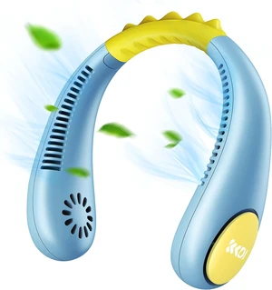 Kids Neck Fan, Portable Bladeless Fans for Kid 4-14Y Girls & Boys, 2600mAh USB Personal Mini Cooling Fan for Travel/Camping/Study, 4 Speeds, Lightweight, Compact, Perfect Summer Gifts for Kids Kids Neck Fan, Portable Bladeless Fans for Kid 4-14Y Girls & Boys, 2600mAh USB Personal Mini Cooling Fan for Travel/Camping/Study, 4 Speeds, Lightweight, Compact, Perfect Summer Gifts for Kids