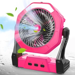 Ausic 10W Misting Solar Fan, 10000mAh Camping Fan Portable with Solar Panel & 250ml Water Tank, 8 Inch Battery Operated Rechargeable Cooling Fan with Hook, Outdoor Tent Fan for Travel Ausic 10W Misting Solar Fan, 10000mAh Camping Fan Portable with Solar Panel & 250ml Water Tank, 8 Inch Battery Operated Rechargeable Cooling Fan with Hook, Outdoor Tent Fan for Travel