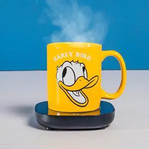Uncanny Brands Disney Donald Duck12oz Mug Warmer Set Keeps Your Favorite Beverage Warm - Auto Shut On/Off Uncanny Brands Disney Donald Duck12oz Mug Warmer Set Keeps Your Favorite Beverage Warm - Auto Shut On/Off