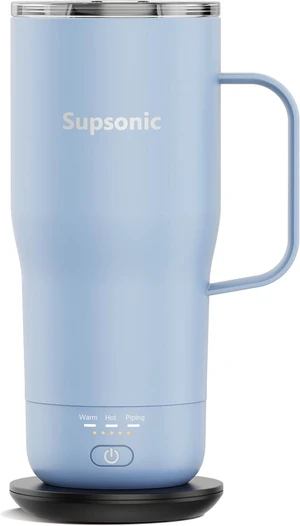 Supsonic - 20oz Self Heating Mug, Electric Coffee Mug Warmer Set with Auto Shut Off, Rechargeable Temperature Heating for Beverage, Coffee at Home & Outdoor, Heated Coffee Mug Gifts for Men Women | S3 Supsonic - 20oz Self Heating Mug, Electric Coffee Mug Warmer Set with Auto Shut Off, Rechargeable Temperature Heating for Beverage, Coffee at Home & Outdoor, Heated Coffee Mug Gifts for Men Women | S3