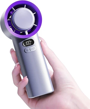Rican Handheld Portable Hand Fan with Air Cooling Cooler High Speed Rechargeable Power Electric USB Personal Hand Held Turbo Small Mini Pocket for Outdoor Travel Rican Handheld Portable Hand Fan with Air Cooling Cooler High Speed Rechargeable Power Electric USB Personal Hand Held Turbo Small Mini Pocket for Outdoor Travel