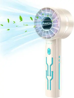 Handheld Portable High Speed Mini Fan, USB Rechargeable Neck Personal Mini Fan, (7000 RPM high speed motor,Lasts 3-16 Hours) 4-speed powerful Wind Fans for Summer Outdoor Traveling,Gifts for Kids Handheld Portable High Speed Mini Fan, USB Rechargeable Neck Personal Mini Fan, (7000 RPM high speed motor,Lasts 3-16 Hours) 4-speed powerful Wind Fans for Summer Outdoor Traveling,Gifts for Kids