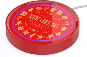 Red Coffee Mug Warmer, small, ARed-Christmas Red Coffee Mug Warmer, small, ARed-Christmas