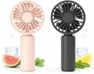 VanSmaGo 2 Pack Mini Handheld Fan, USB Rechargeable Portable Fan with 3 Speeds, Detachable Cover, Small Pocket Personal Fan for Women Makeup, Eyelash Extensions, Skincare and Office Desk VanSmaGo 2 Pack Mini Handheld Fan, USB Rechargeable Portable Fan with 3 Speeds, Detachable Cover, Small Pocket Personal Fan for Women Makeup, Eyelash Extensions, Skincare and Office Desk