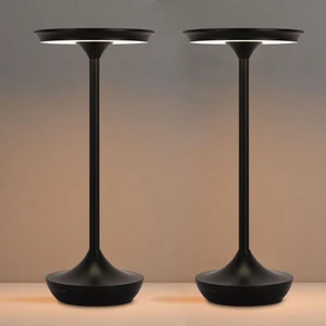 EJQ Cordless Table Lamp Rechargeable, 6000mAh Battery Operated LED Table Lights Outdoor Portable Touch Dimmable Table Lamp for Bedroom Patio Cofee Restaurant Dining Home Set of 2-Black EJQ Cordless Table Lamp Rechargeable, 6000mAh Battery Operated LED Table Lights Outdoor Portable Touch Dimmable Table Lamp for Bedroom Patio Cofee Restaurant Dining Home Set of 2-Black