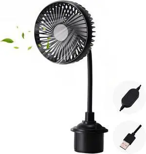 Powerful Low Noise Car Fan with 3 Speeds, Portable USB Powered Fan for Car Trucks RVs Bus, Gooseneck Design Powerful Low Noise Car Fan with 3 Speeds, Portable USB Powered Fan for Car Trucks RVs Bus, Gooseneck Design