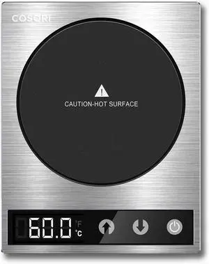 COSORI, Gravity Induction Coffee Cup Warmer&Beverage Warmer for Desk Auto Shut Off, LCD Display with Temperature Setting, Water, Cocoa, Milk (2020 Upgraded), 5.4 x 4.3 x 0.7 inches, Silver (CO294-CW) COSORI, Gravity Induction Coffee Cup Warmer&Beverage Warmer for Desk Auto Shut Off, LCD Display with Temperature Setting, Water, Cocoa, Milk (2020 Upgraded), 5.4 x 4.3 x 0.7 inches, Silver (CO294-CW)