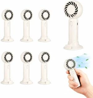 Mini Fans Bulk, Wholesale Mini Handheld Fan, USB/Battery Powered Portable Fan Bulk with 3 Speeds - Wedding Favors & Summer Cooling Essentials/Blush or Ivory, 6, 12, 24 or 36 Pack (6, Ivory) Mini Fans Bulk, Wholesale Mini Handheld Fan, USB/Battery Powered Portable Fan Bulk with 3 Speeds - Wedding Favors & Summer Cooling Essentials/Blush or Ivory, 6, 12, 24 or 36 Pack (6, Ivory)
