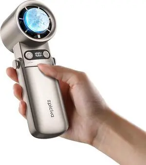 EPICKA Portable Handheld Fan with Ice Cooler - 25H Runtime, Rechargeable 6800mAh Personal Turbo Fan with Power Bank, Fast Charging, 0-100 Speed, Gifts for Women, Summer Travel Essentials, Titanium EPICKA Portable Handheld Fan with Ice Cooler - 25H Runtime, Rechargeable 6800mAh Personal Turbo Fan with Power Bank, Fast Charging, 0-100 Speed, Gifts for Women, Summer Travel Essentials, Titanium
