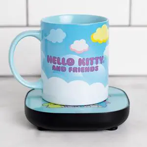 Uncanny Brands Hello Kitty & Friends Mug Warmer Keeps Your Favorite Beverage Warm - Auto Shut On/Off Uncanny Brands Hello Kitty & Friends Mug Warmer Keeps Your Favorite Beverage Warm - Auto Shut On/Off