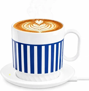 MiaoLab Intelligent Induction Heating Coffee Mug Warmer, Zero-Adjustment Constant Warmth, Smart FOD Detection & Cool-Touch Base, Safe for Home Office MiaoLab Intelligent Induction Heating Coffee Mug Warmer, Zero-Adjustment Constant Warmth, Smart FOD Detection & Cool-Touch Base, Safe for Home Office