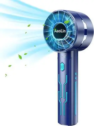 Handheld Portable High Speed Mini Fan, USB Rechargeable Neck Personal Mini Fan, (7000 RPM high speed motor,Lasts 3-16 Hours) 4-speed powerful Wind Fans for Summer Outdoor Traveling,Gifts for Kids Handheld Portable High Speed Mini Fan, USB Rechargeable Neck Personal Mini Fan, (7000 RPM high speed motor,Lasts 3-16 Hours) 4-speed powerful Wind Fans for Summer Outdoor Traveling,Gifts for Kids