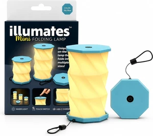 Mini Foldable LED Desk Lamp USB Rechargeable & Portable - Dimmable Touch Control Light with Adjustable Height up to 5 1/2 for Office, Travel, Bedside - Sleek & Modern (Sky) Mini Foldable LED Desk Lamp USB Rechargeable & Portable - Dimmable Touch Control Light with Adjustable Height up to 5 1/2 for Office, Travel, Bedside - Sleek & Modern (Sky)