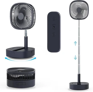 Magesh Foldaway Standing Fan Foldable Desk Fan, Black Magesh Foldaway Standing Fan Foldable Desk Fan, Black